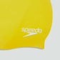 Speedo Plain Moulded Silicone Badekappe Gelb