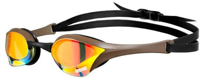 Arena Cobra Ultra Swipe Mirror Schwimmbrille Braun-Gold