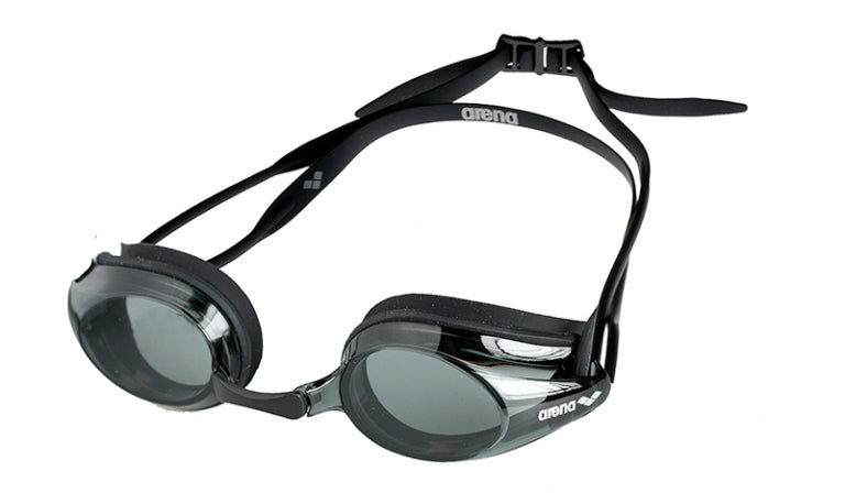 Arena Tracks Schwimmbrille Schwarz-Smoke-Schwarz