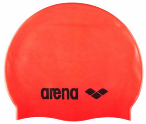 Arena Classic Silicone Cap Fluored-Black