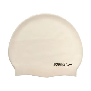 Speedo Flat Silicon Cap White