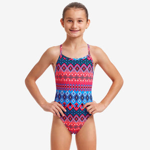 Funkita Mädchen Badeanzug Single Strap - Tinsel Town