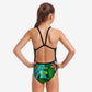 Funkita Mädchen Badeanzug Single Strap One Piece - Lost Forest