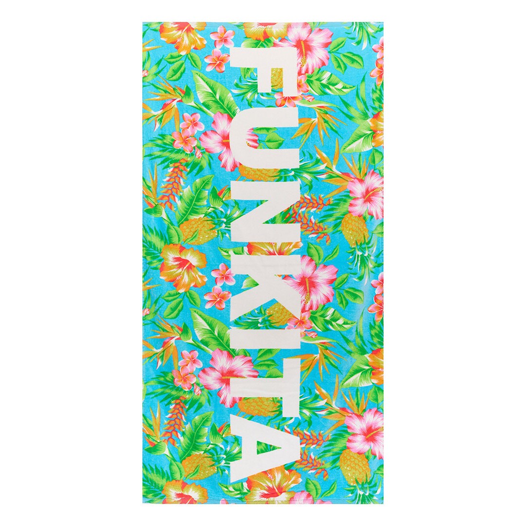 Ausgefallenes Baumwolltuch Blue Hawaii