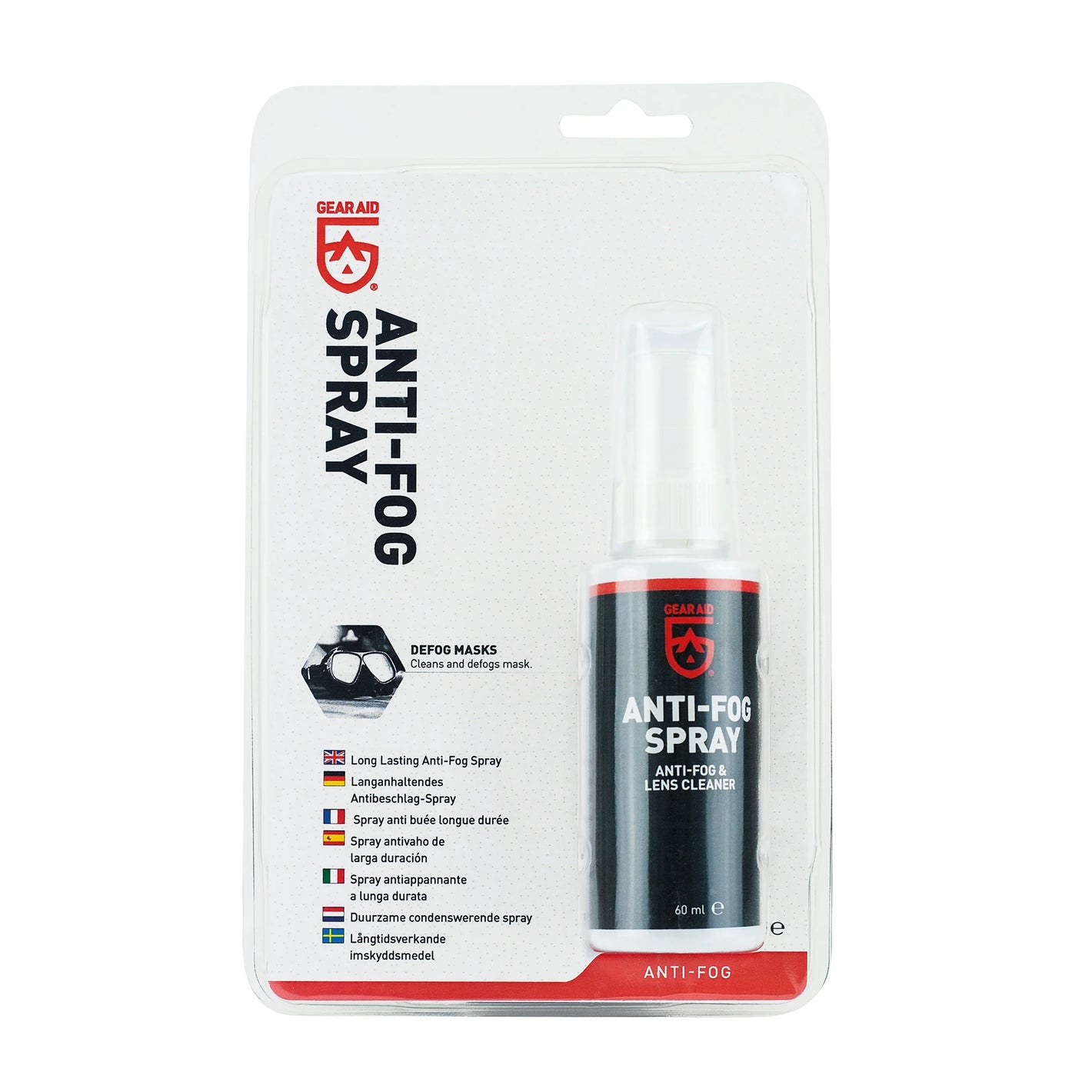 Gearaid AntiFog Cleaner Spray (60 ml)