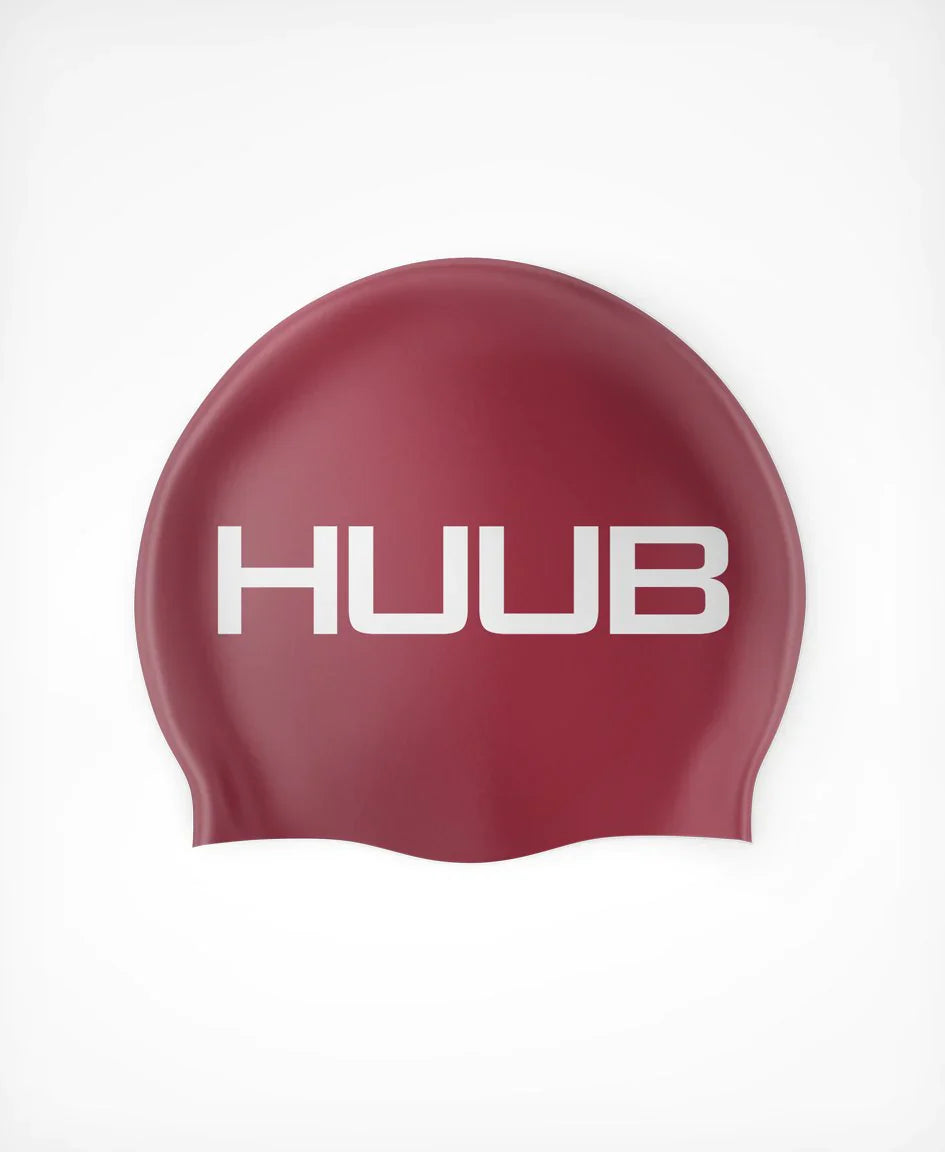 HUUB Badekappe Dunkelrot
