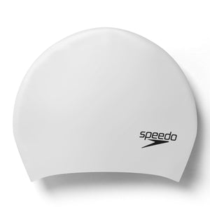 Speedo Long Hair Cap Silver