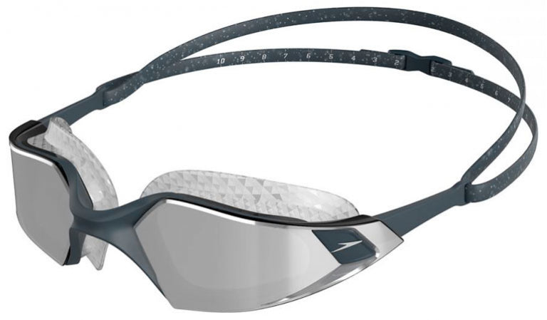 Speedo Aquapulse Pro Mirror Schwimmbrille Grau-Silber