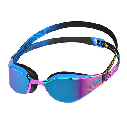 Speedo Fastskin Hyper Elite Race Mirror Schwimmbrille Blau