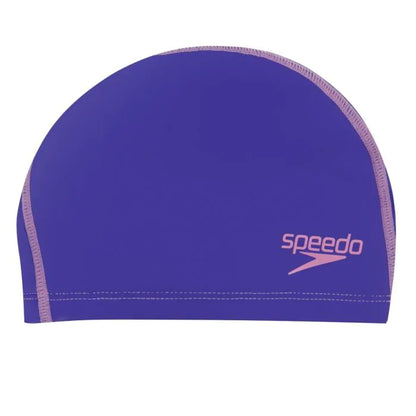Speedo Junior Pace Badekappe für lange Haare Lila/Pink