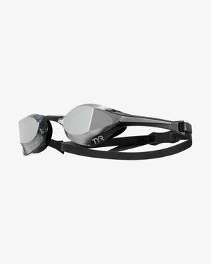 TYR Tracer-X Elite Verspiegelte Schwimmbrille Silber/Schwarz