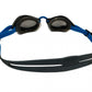 Zoggs Ultima Air Titanium Blau-Schwarz Spiegel