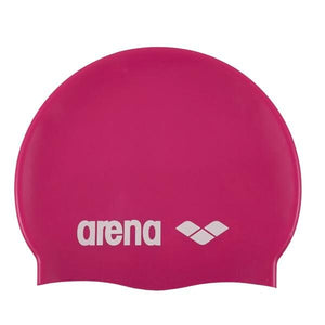 Arena Classic Silicone Cap Fuchsia/White