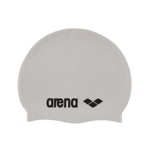 Arena Classic Silikon Badekappe Weiß