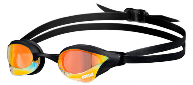 Arena Cobra Core Swipe Mirror Schwarz/Gold