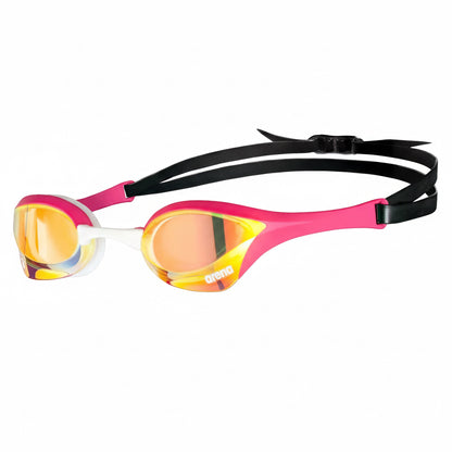 Arena Cobra Ultra Swipe Mirror Schwimmbrille Gelb/Pink