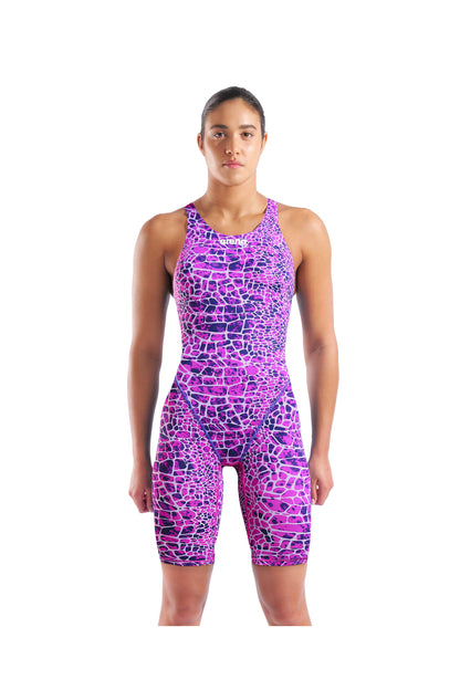 Arena Powerskin ST Next Snake Pink Damen Wettkampf-Badeanzug
