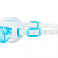 Speedo Aquapure Schwimmbrille Weiß/Blau Damen