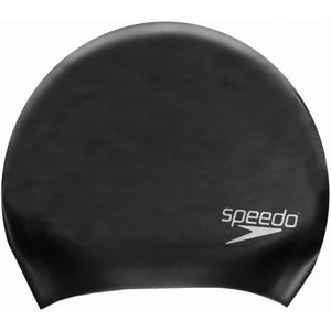 Speedo Badekappe langes Haar Schwarz