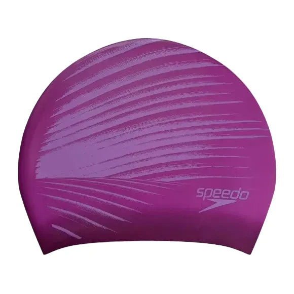 Speedo Badekappe für langes Haar mit Print