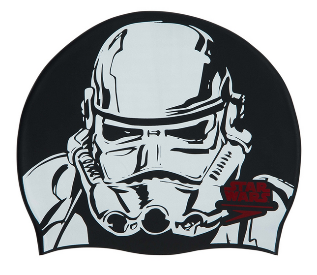 Speedo Star Wars Print Badekappe Schwarz-Weiß