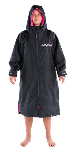 Dryrobe Advance Long Sleeve Black/Pink