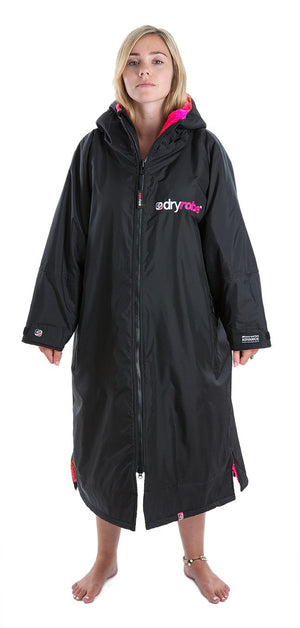 Dryrobe Advance Long Sleeve Black/Pink