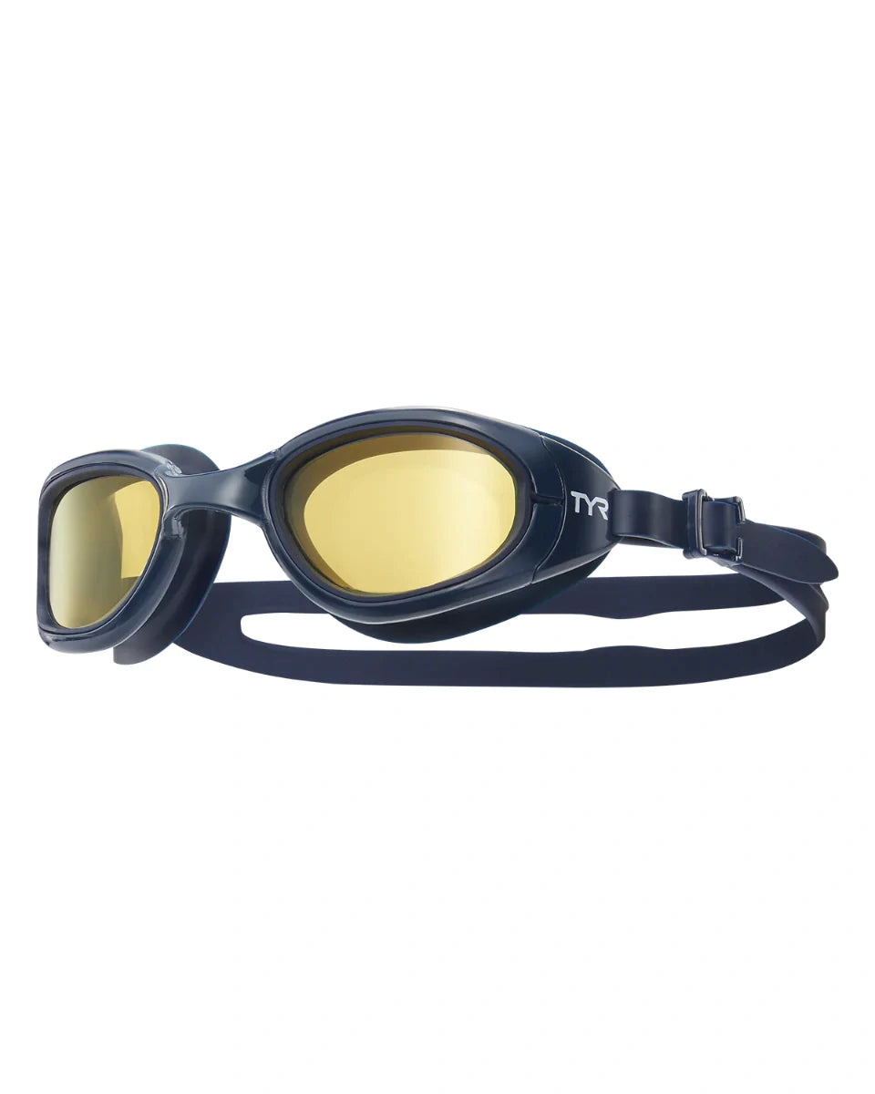 TYR Special Ops 2.0 Polarized Non-Mirrored Goggle Navy